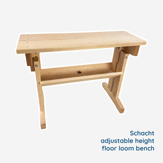 Schacht Maple Floor Loom Bench