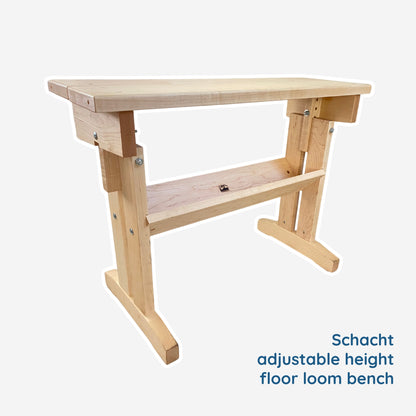 Schacht Maple Floor Loom Bench